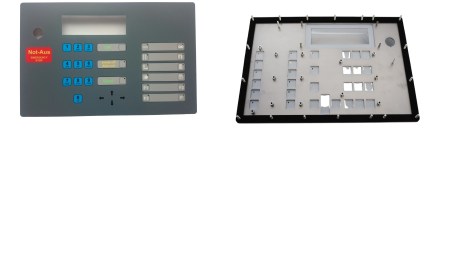 Ersatzfolie für Transponder KL WT1 / CP1 Deutsch/Englisch inkl. Aluträger